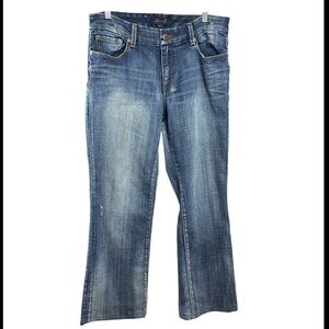 Sevens 7 Bootcut Stretch Denim Jeans Medium Wash Size 8